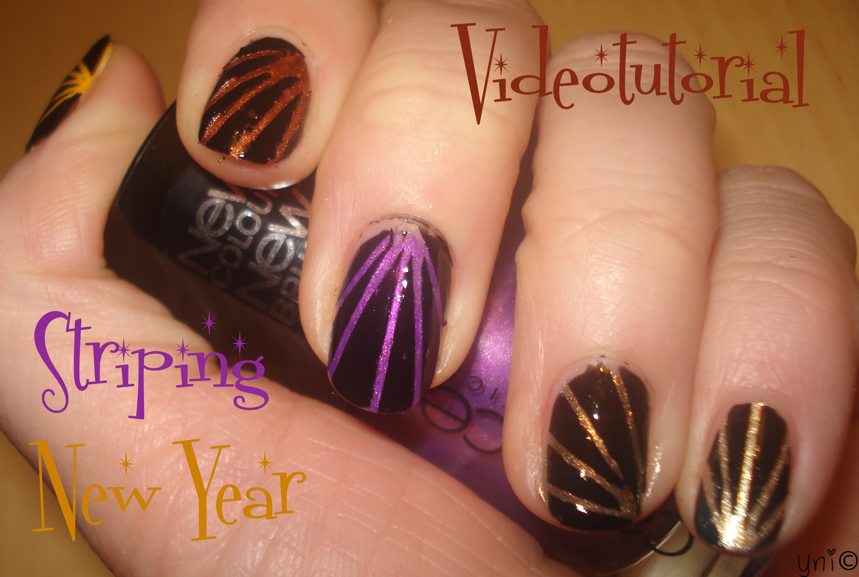Videotutorial: Striping New Year!