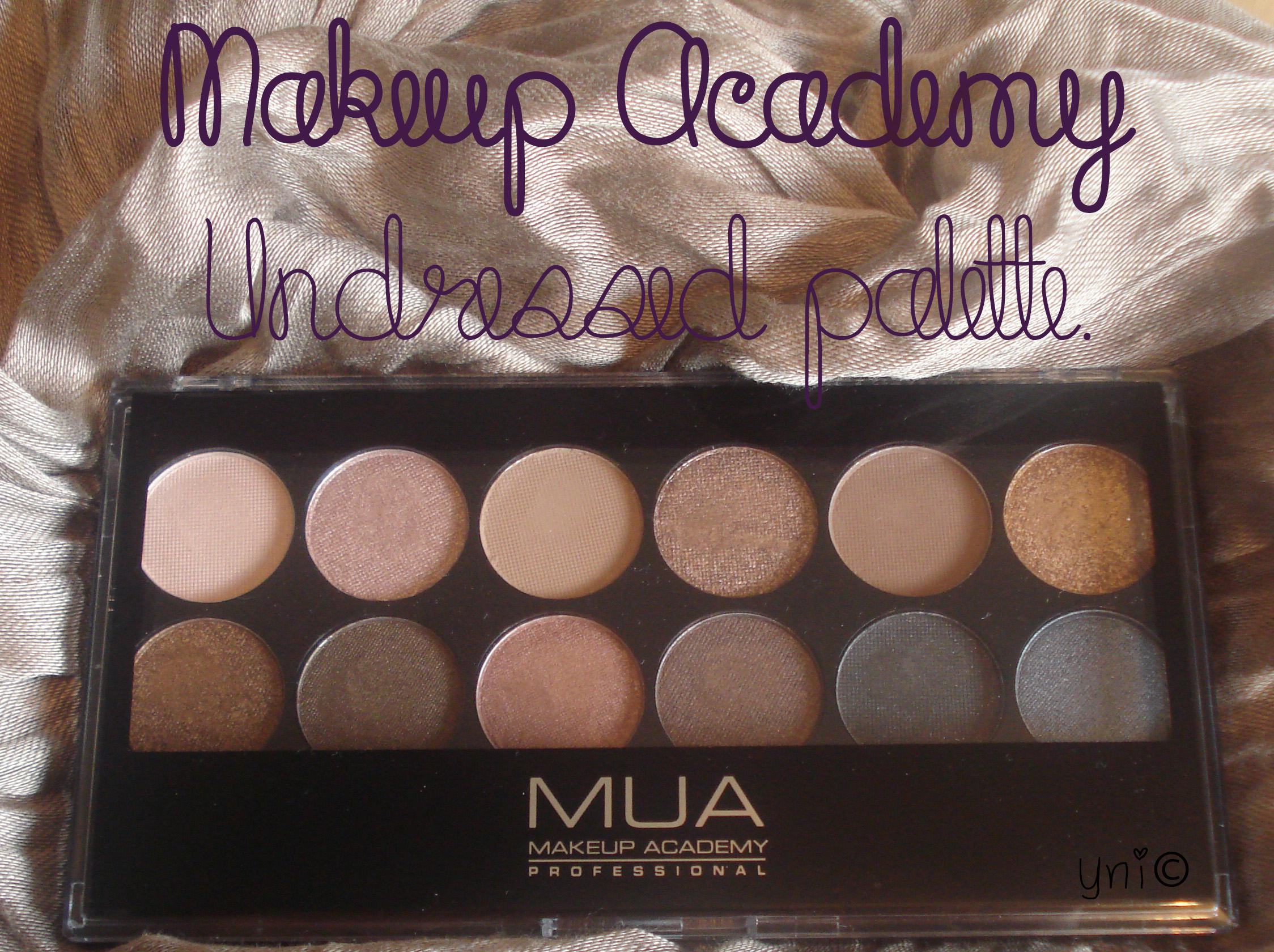 Makeup Academy ‘Undressed palette’.